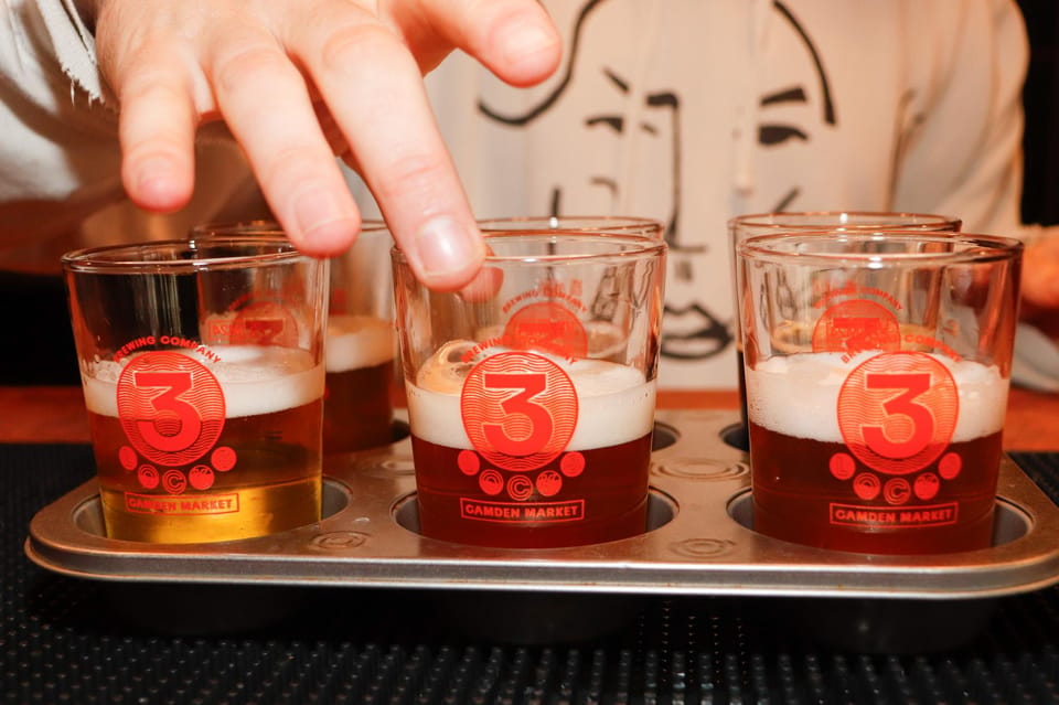 3 Locks Brewing Company: Guided tasting and brewery tour - Drinking in the brewery: a small change that feels big