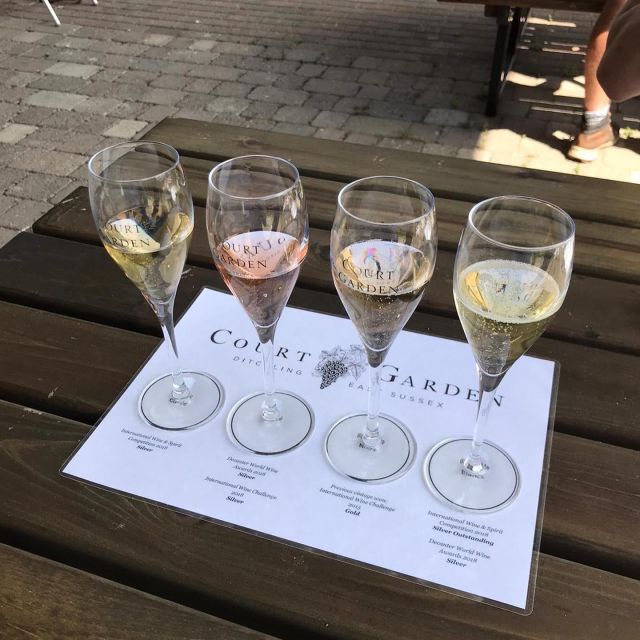 From London: Vintage Bus Wine Tour with Return Train Tickets - Stop One in Sussex: Vineyard Tour + Lunch Hamper + 4 Tastings