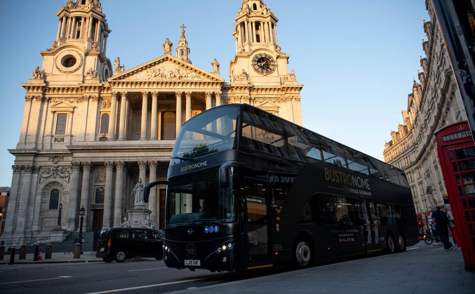 Gastronomic 6-course fine-dining dinner on Luxury London Bus - Who should book this luxury London bus dinner