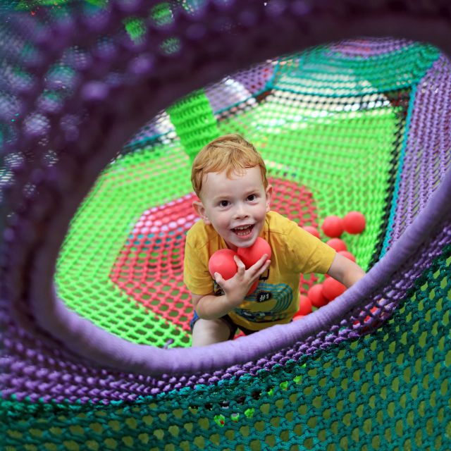 Hobbledown Heath One-Day Entry Ticket - Outdoor adventure: chute slides, tunnels, nets, and building blocks