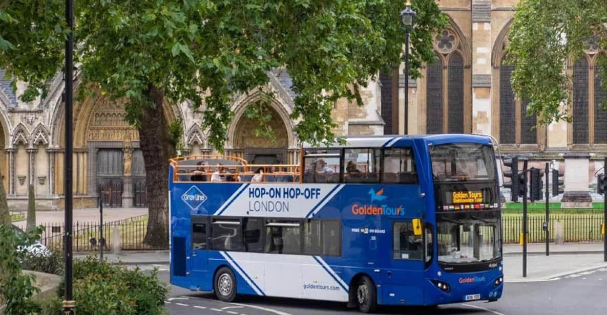 Hop-on Hop-off London Bus Tour & The London Dungeon - Golden Tours hop-on hop-off: Red, Blue, Orange and 60+ stops
