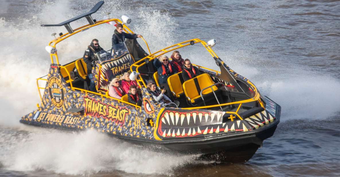 London: 40-Minute Thames Beast Jetboat Tour - Key Things to Know Before You Go