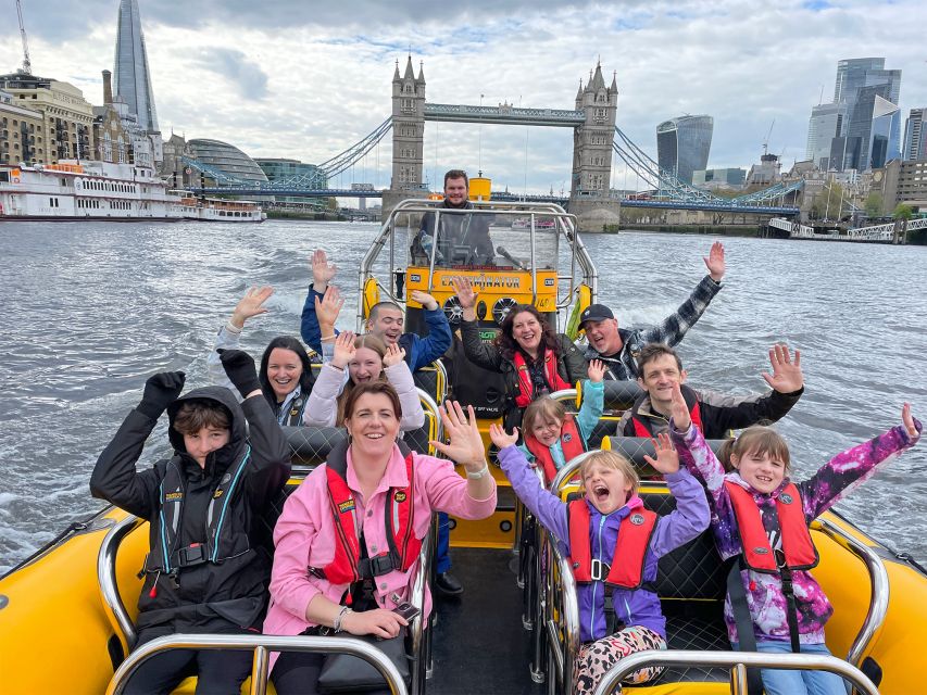 London: 70-Minute Thames Barrier Speedboat Tour - Tower Bridge under speed: the moment most people remember