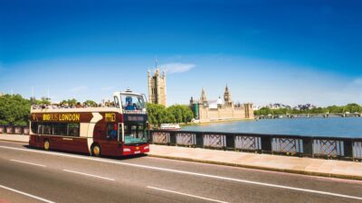 London: Big Bus Hop-on, Hop-off with Optional River Cruise - Red Route: Big Ben, Westminster, the London Eye, and St Paul’s