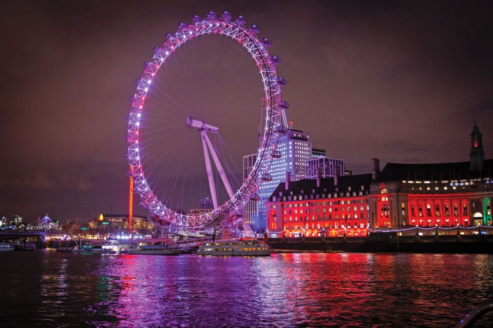 London: Christmas Party Dinner Cruise - Tower Pier to Canary Wharf: the skyline route and photo spots