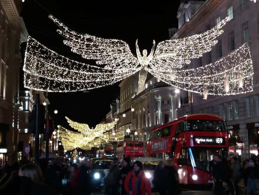 London Christmas Sparkle Walking Tour Small Group - Covent Garden’s Christmas tree and Trafalgar Square’s secret church