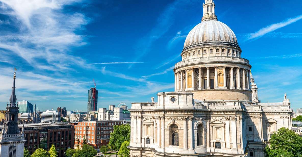 London: City Tour with River Cruise & London Eye - St Paul’s Cathedral: dome views and Wren’s 35-year story