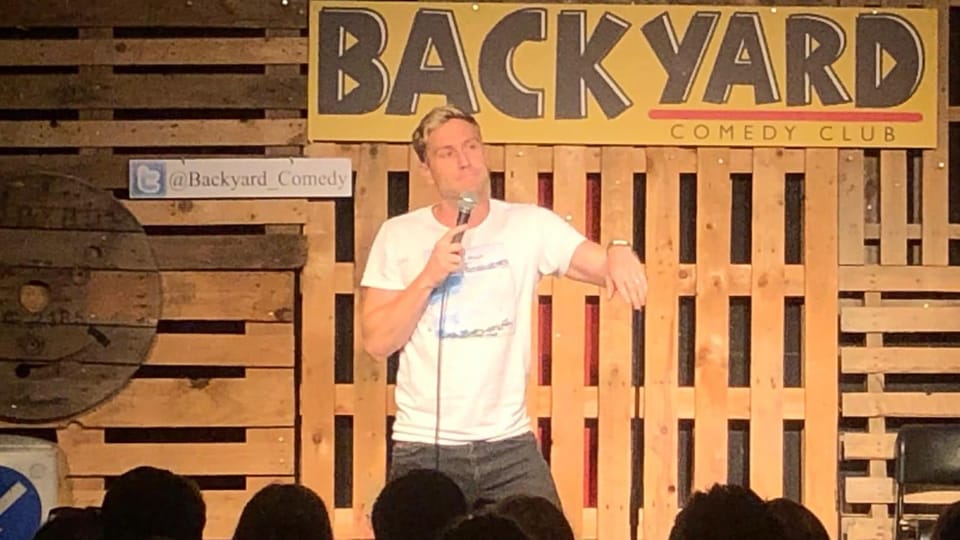 London: Friday Night at The Backyard Comedy Club - What the custom-built room feels like from any seat