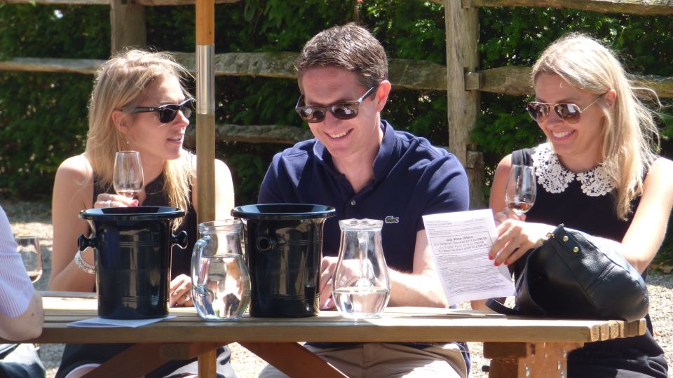 London: Full-Day English Wine Tour with Lunch - Stop two: guided tasting, then shop time