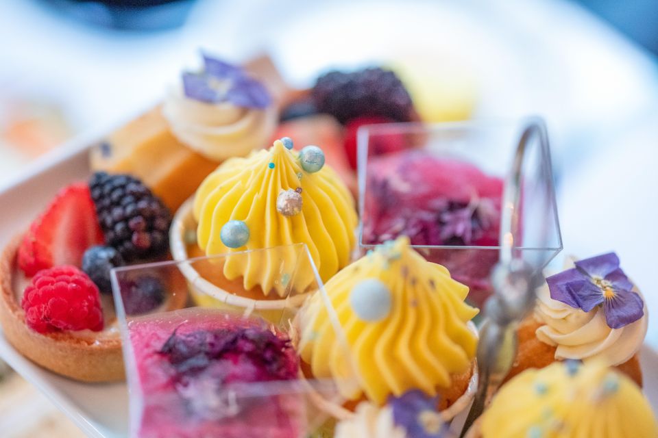 London: Gin and Afternoon Tea Bus Tour with Audio Guide - Brigit’s Bakery afternoon tea: savories, cakes, and scones done right