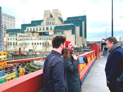 London: James Bond and Spies Walking Tour - Meeting at the London Eye with an orange umbrella