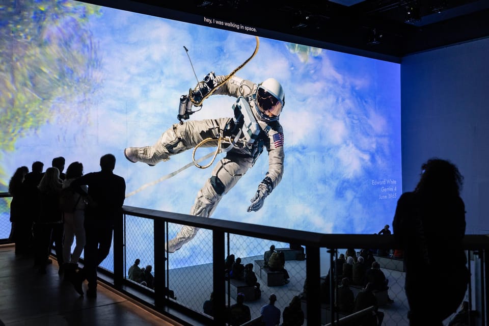 London: The Moonwalkers: A Journey with Tom Hanks Exhibition - The Artemis shift: from Apollo memories to the next return trip