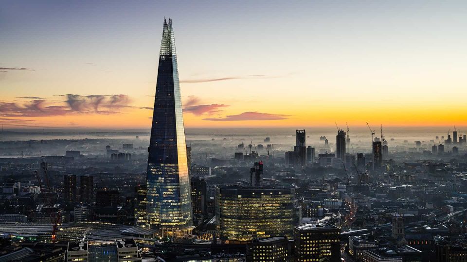 London: Walking Tour, River Cruise and Entry to The Shard - Downing Street, Parliament Square, and Whitehall on foot